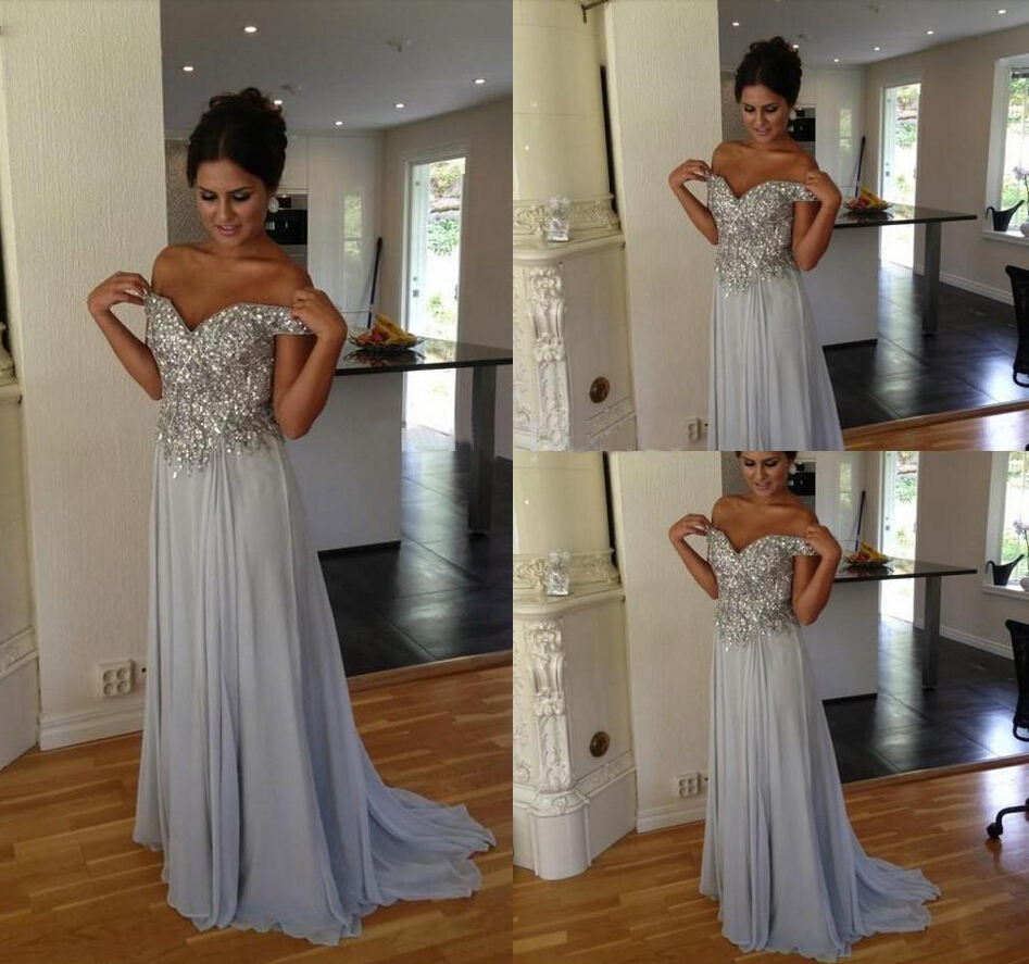 Teens Silver Formal Dresses