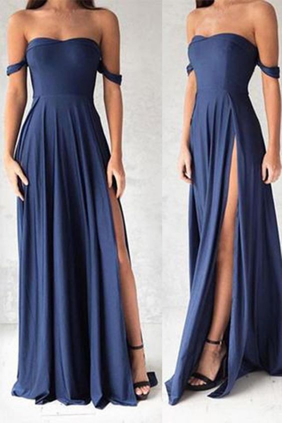 Sexy Prom Dresses, Simple Prom Dress, Charming Prom Dress,Off Shoulder